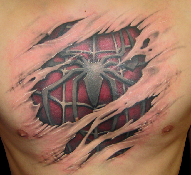  amazing Spider-man tattoo 